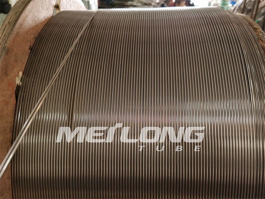 Ligne de contrôle hydraulique de nickel d'ASME S32750 de tuyauterie géothermique d'alliage avec Ovality commandé
