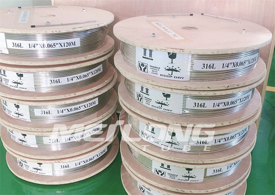 1 ligne inoxydable capillaire refaite sans couture duplex 2205 d'injection de tuyauterie de la bobine 2