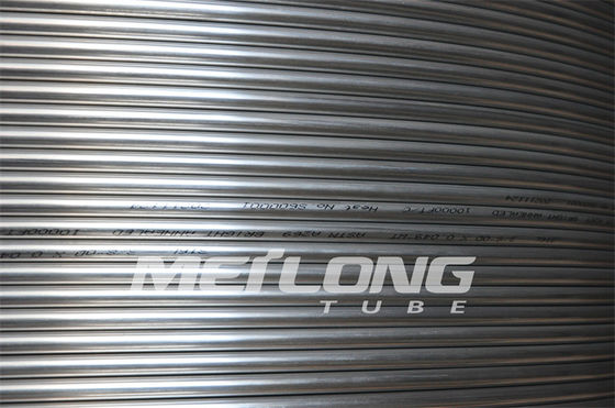 1 / 4&quot; OD X 0,065&quot; ligne de contrôle hydraulique mince de tubes capillaires du POIDS TP316L