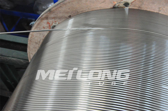 Ligne de contrôle enroulée de tuyauterie d'acier inoxydable du duplex 2205 tuyauterie 3/8&quot; OD X 0,049&quot; POIDS