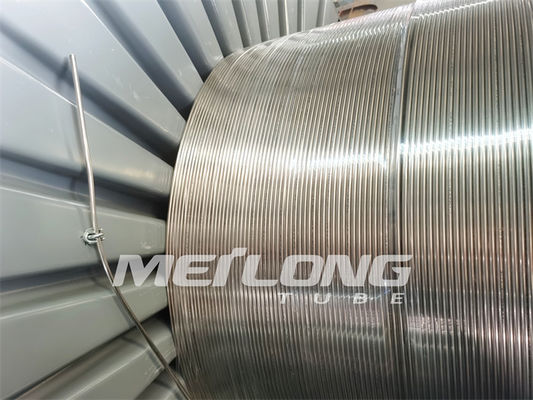 3 / 8&quot; OD X 0,049&quot; acier inoxydable du duplex 2205 enroulés de tuyauterie de capillaire de POIDS pour le gaz Wells