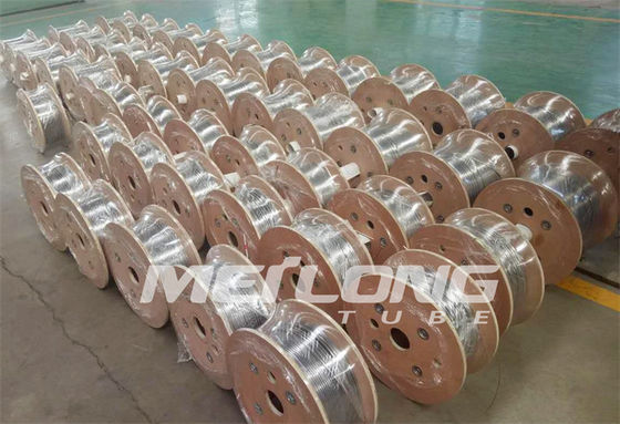 3 / 8&quot; OD X 0,049&quot; acier inoxydable du duplex 2205 enroulés de tuyauterie de capillaire de POIDS pour le gaz Wells