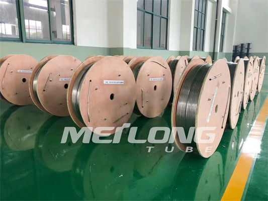 1 / 4&quot; OD X 0,065&quot; ligne de contrôle hydraulique de nickel de tuyauterie de cuivre de frein Incoloy 825