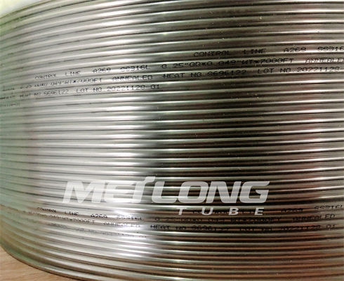 Ligne chimique tuyauterie 825 de la tuyauterie ASTM B423 Inconel 625 d'alliage de nickel d'injection