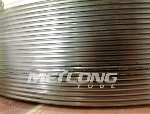 Ligne chimique tuyauterie 825 de la tuyauterie ASTM B423 Inconel 625 d'alliage de nickel d'injection