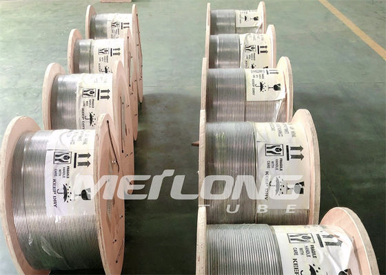 Ligne superbe tuyauterie enroulée à haute résistance d'injection de produit chimique du duplex 2507 d'acier inoxydable