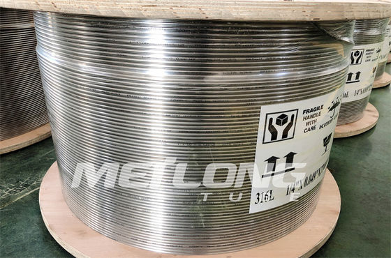 La tuyauterie d'alliage de nickel ISO15156 a recuit la tuyauterie capillaire ASTM B704 d'acier inoxydable
