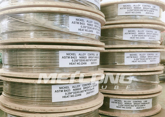 Ligne de contrôle de garnitures d'olive d'ASTM B704 tuyauterie recuisant la ligne chimique d'injection