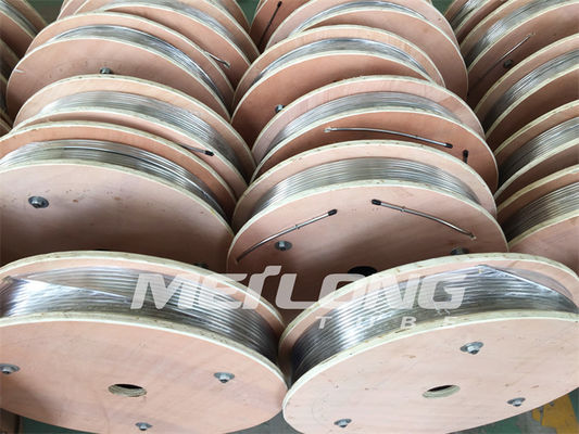 Le capillaire recuit de Downhole a lové la tuyauterie avec des garnitures d'olive 1 bobine 2 inoxydable