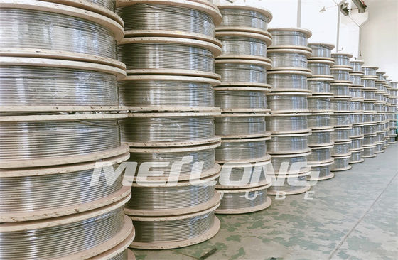 Garnitures inoxydables inoxydables du tube capillaire 12000M Annealed With Ferrule de tube capillaire d'ASTM