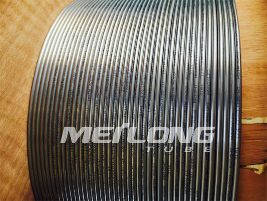 316L a lové la tuyauterie enroulée 10000Psi d'acier inoxydable