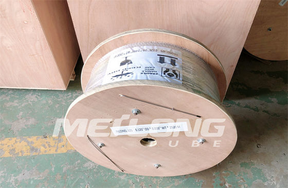 ligne chimique 1/4&quot; d'injection d'alliage de nickel 10000Psi OD X 0,049&quot; POIDS