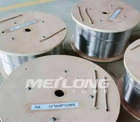 surface lumineuse fortement propre de tuyauterie de 12000M Nickel Alloy Tubing Inconel 718