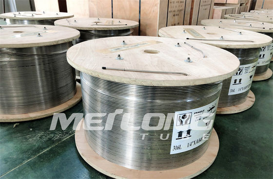 Tuyauterie de bobine en métal d'alliage de nickel de capillaire d'Inconel 625 12000 mètres