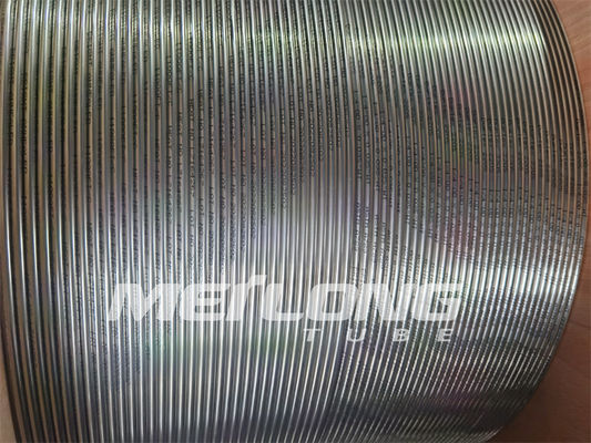 Ligne chimique longueur d'injection de tuyauterie d'alliage de nickel d'étirage à froid de 100% hydrostatique